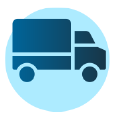 Icon demonstrating Real time vehicle tracking
